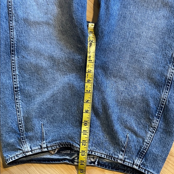 Pilcro Kick Cropped Wide Leg Jeans Women's sz 31 - Picture 8 of 10